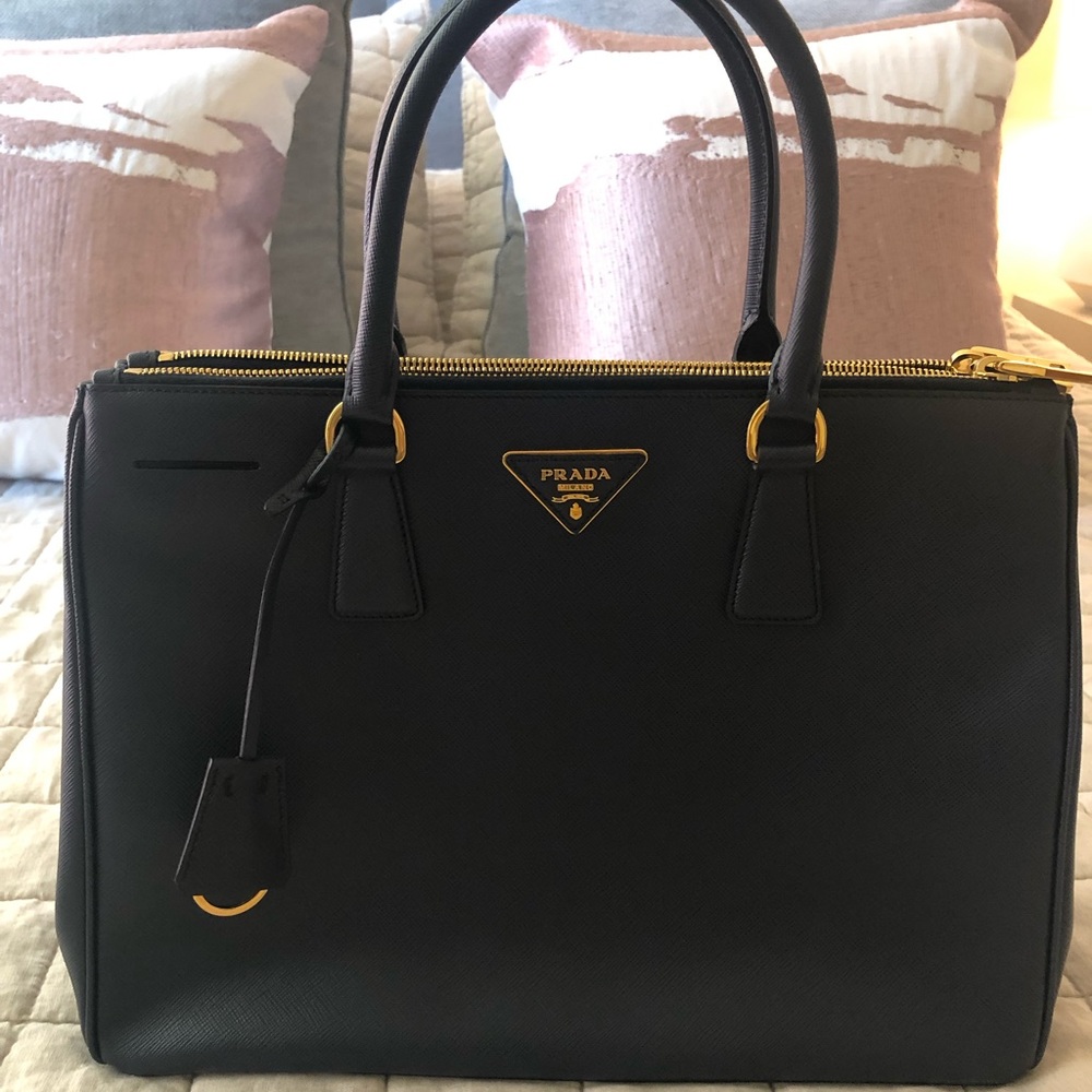 Prada Navy Leather Women's Bag